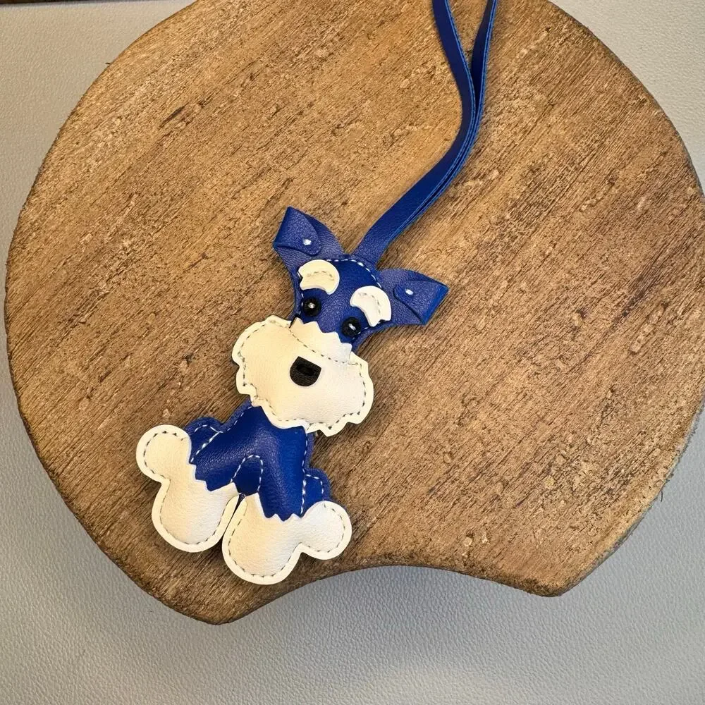 Dog Purse Charm Schnauzer Bag Charm Purse Dog lover Gift NEW FAST SHIP